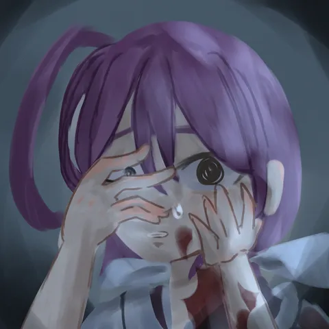 憂いを帯びた紫色の髪の少女