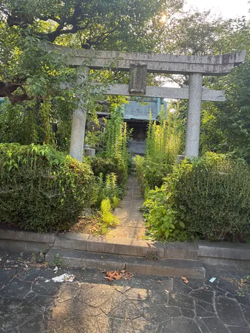 緑に包まれた静寂の参道