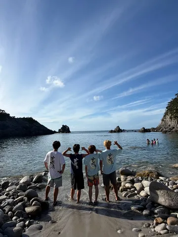 海を望む夏の午後