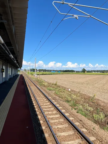 空と線路の広がり