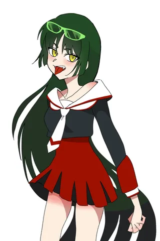 クールな舌出しポーズ