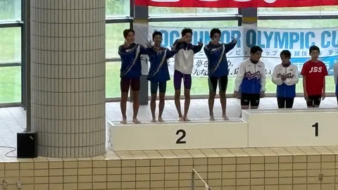 表彰台に立つ未来のスターたち