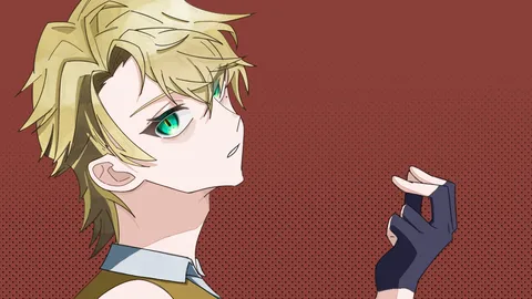 光を拾う横顔の瞬き