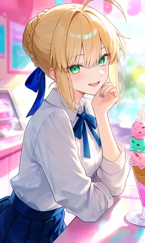 甘いひととき、アイスクリームの誘惑