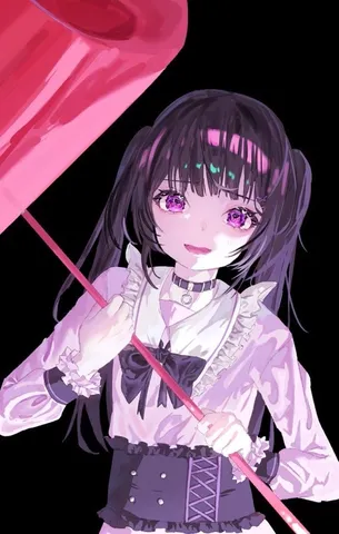 紅き傘と秘めたる微笑み