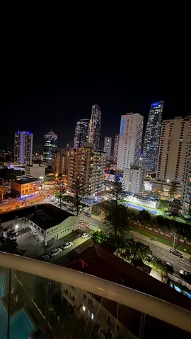 夜景に乾杯！手すりも参加？