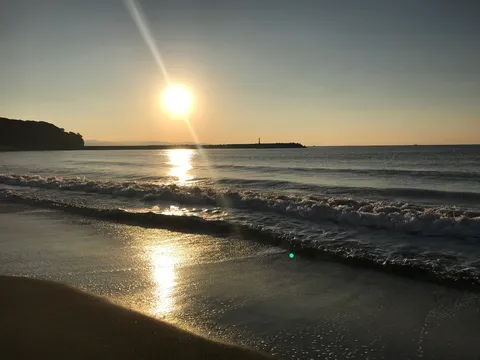 静寂を破る波光