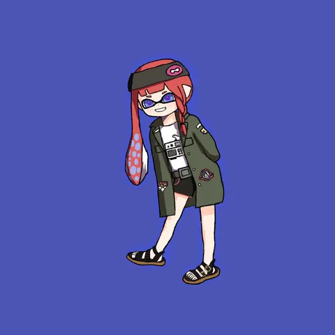 インクリングの休日スタイル