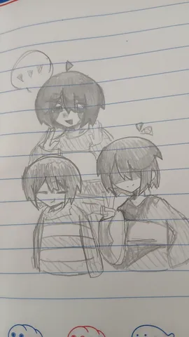 ３人の日常スケッチ
