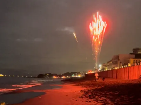 夜空に咲く、鮮やかな一瞬