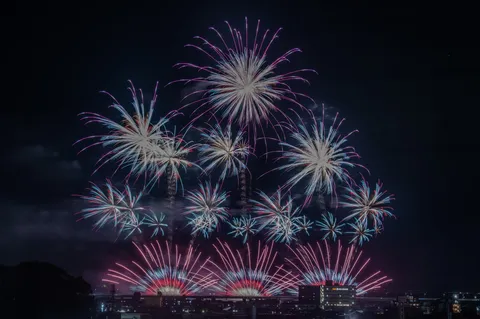 夜空を彩る花火の饗宴