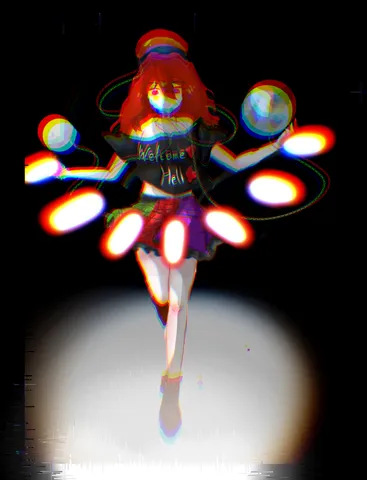 グリッチに誘う「Welcome Hell」