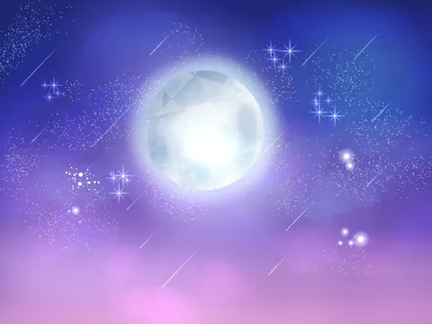 星屑舞うクリスタルムーン