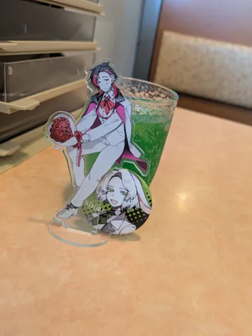推しと緑のシュワシュワ