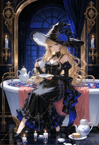 魔法香る夜のティータイム