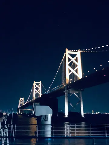 夜空に輝く🌉、都会の夜景