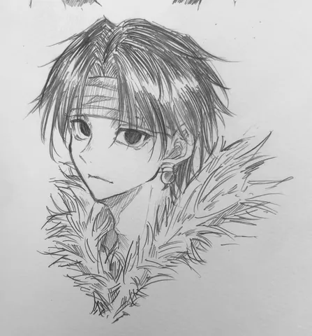 バンドでキメたクールな横顔