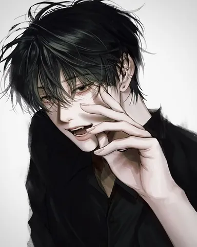 黒髪の囁きと指先の影