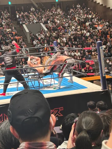 リングサイドの熱気