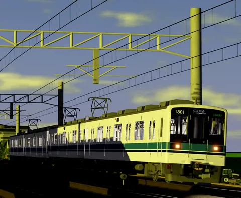 朝の普通電車