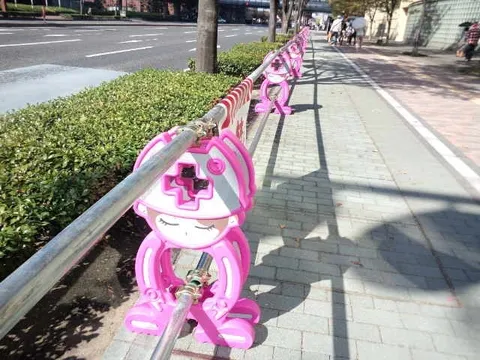 キュートなガードレールにほっこり