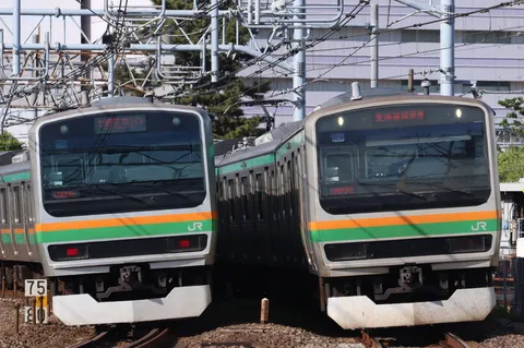 並走する鉄道の顔