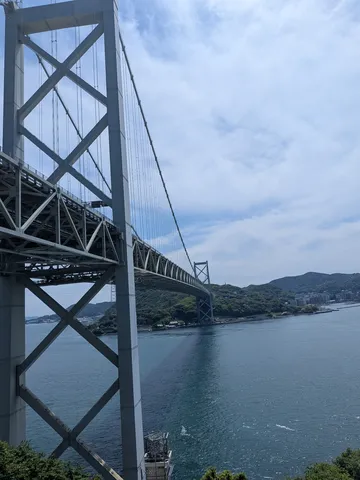 雄大なる橋と青い海峡