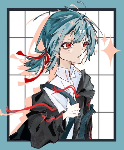 疾走する赤と青の境界線