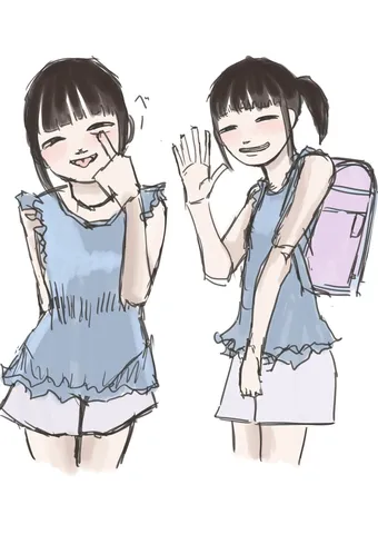 元気いっぱいのふたり