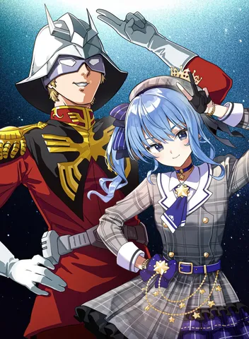 宇宙を背負う決めポーズ