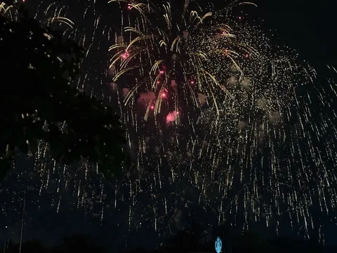 煌めく夜空のシャワー