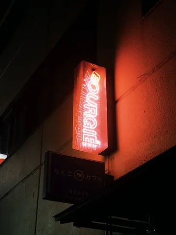 夜の街、ネオンの輝き