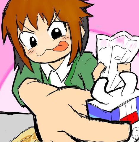 ティッシュちょうだい？