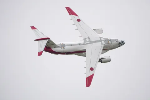 空中散歩、日本機！