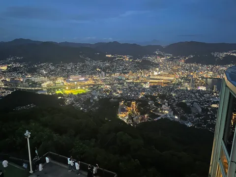 光り輝く街、 twilight panorama