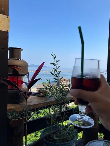 海辺の一杯、風待ち時間