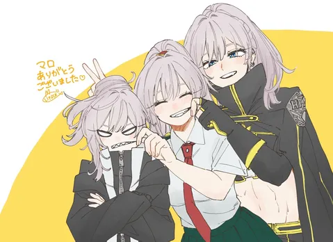 仲良しトリオの愉快なひととき