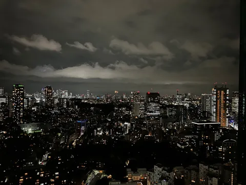夜空に灯る、都市の静寂