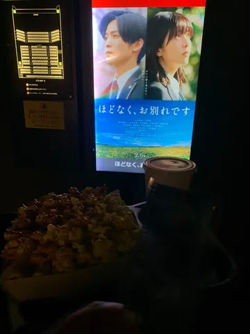 映画館でポップコーンと鑑賞
