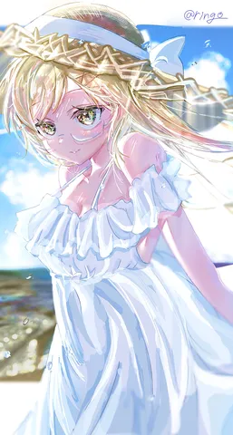 青空に揺れる夏のきらめき