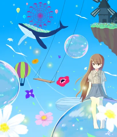 空にほどける夢の遊園地