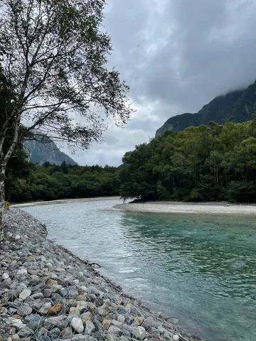 静かな水辺の風景