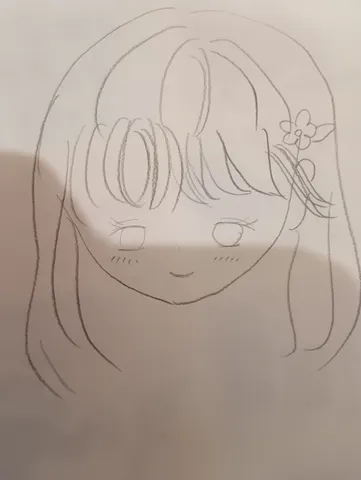 花咲く髪と微笑みの午後
