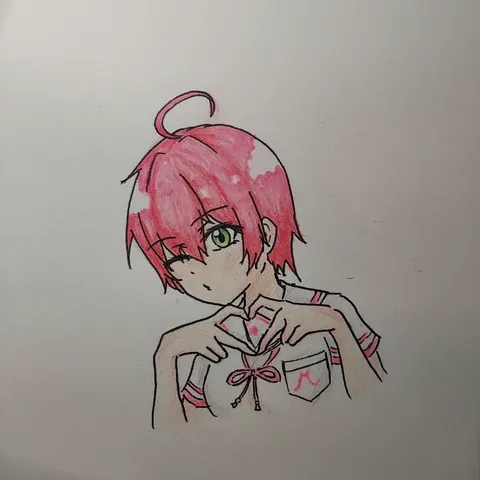 愛を込めてハートサイン