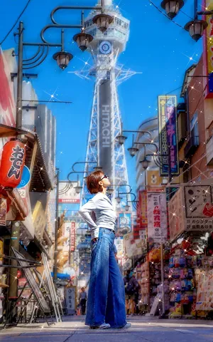 青空に伸びる街の余韻
