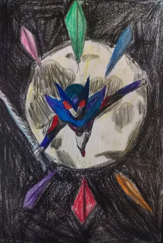 月を裂く色の矢