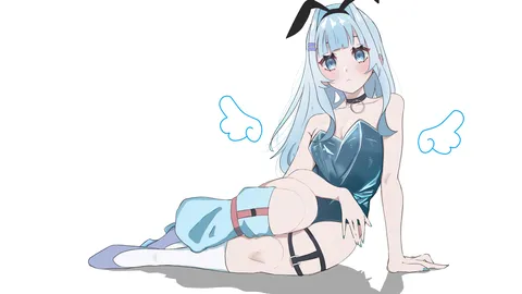 うさ耳メイドのまったりポーズ