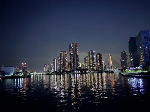水面に映る、もう一つの都市
