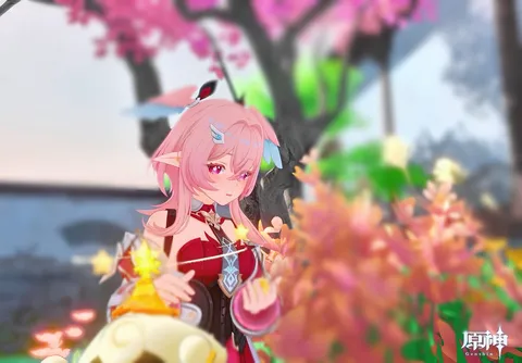 お花見中の妖精さん