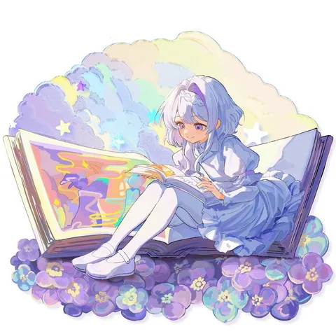 本から溢れる幻想世界